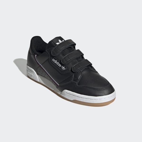 adidas continental 80 strap black