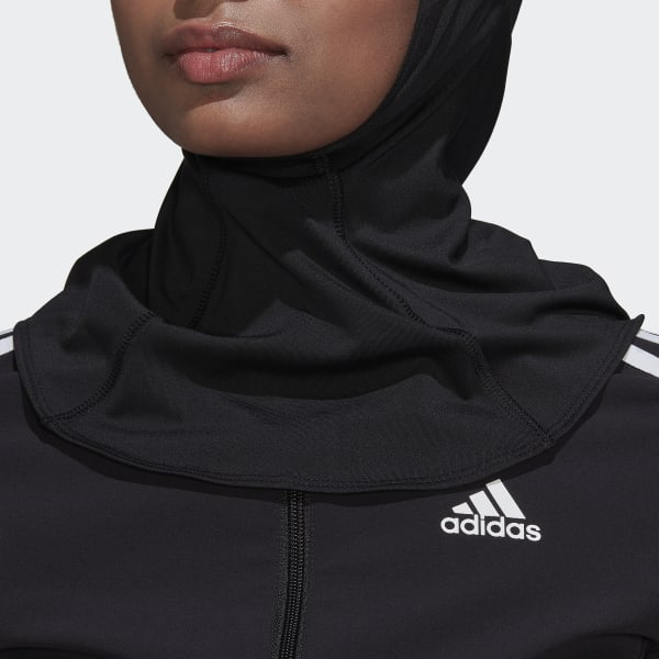 Zwart The Cycling Hijab N3973
