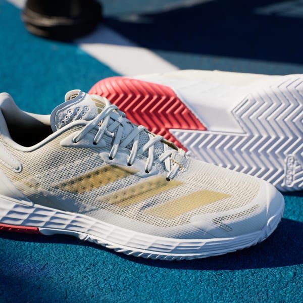 アディダス Defiant Speed 2 M MC 27cm adidas Defiant Speed 2 Mens Tennis Shoe - White/Black/Pure