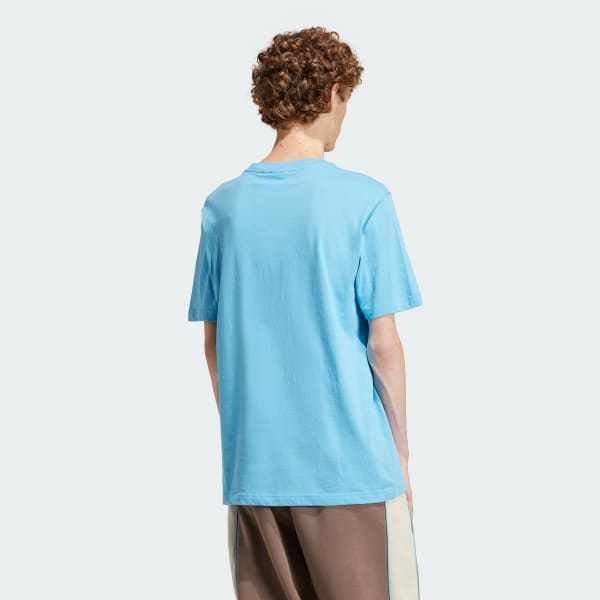 Azul Camiseta Trefoil Essentials
