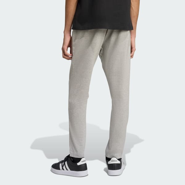Grigio Pantaloni Essentials Small Logo Single Jersey