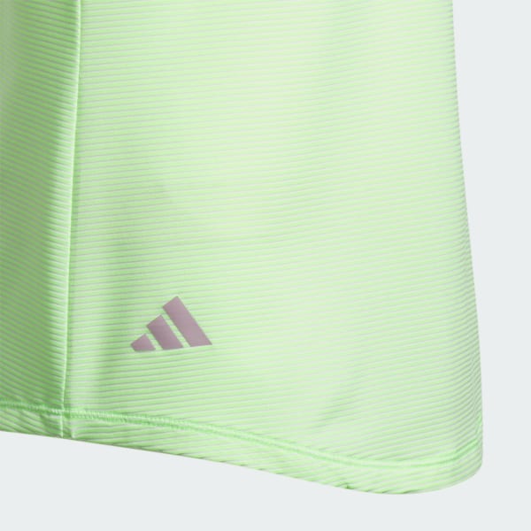 Verde Polo sin mangas Ottoman Striped