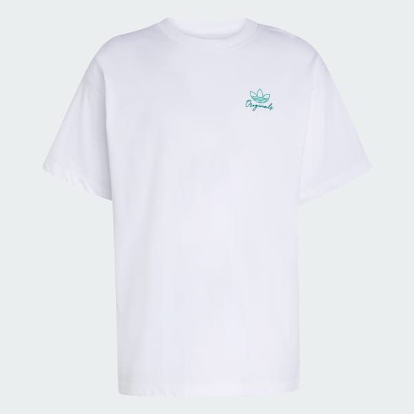 Putih T-SHIRT OUTLINE PALM