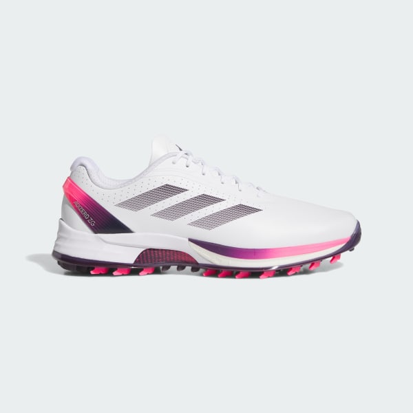 สีขาว รองเท้ากอล์ฟแบบไร้ปุ่ม Adizero ZG