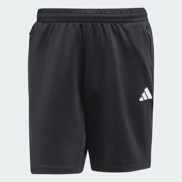 Black Graphic Shorts