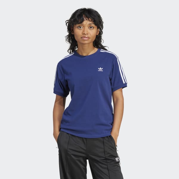 adidas 3 Stripes Tee Blue adidas Thailand