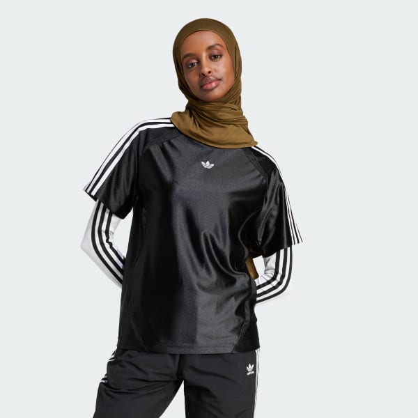 Black Adicolor Teamgeist Loose Tee