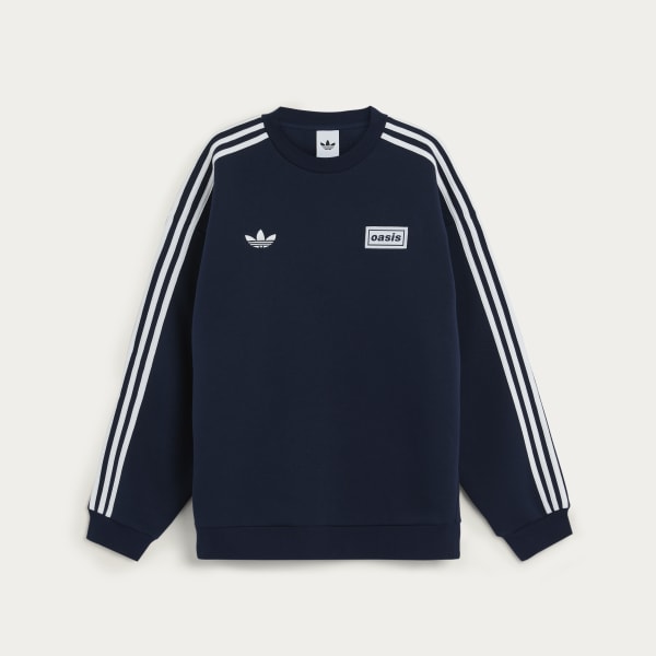 adidas TOUR ADIDAS ORIGINALS OVERSIZED CREW Sweatshirt - Blue