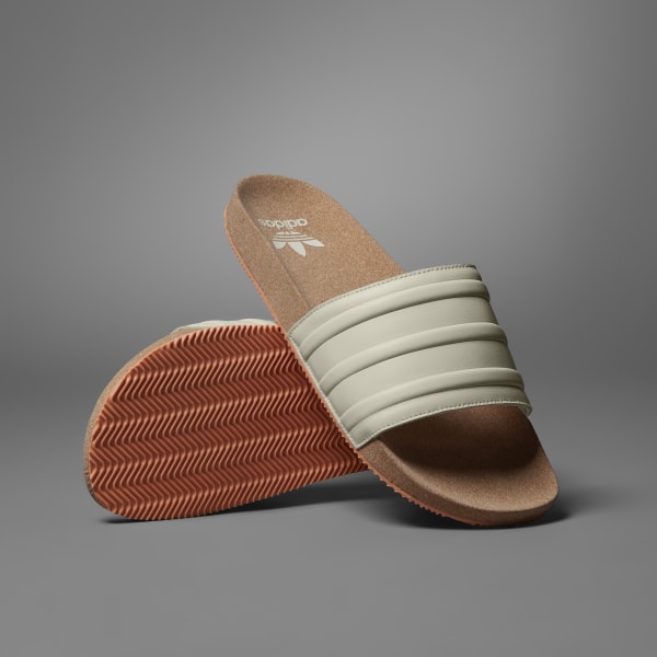 Bege Chinelo Adilette Premium
