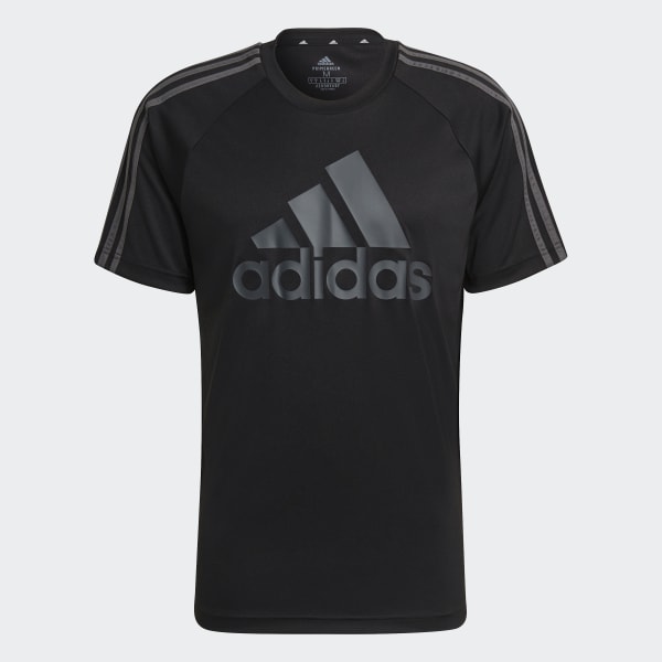 Adidas d2m logo tee top