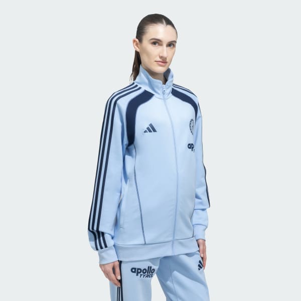 Blue INDIA CRICKET TRAVEL TRACK JACKET