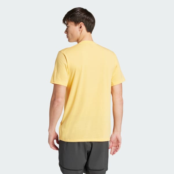 Yellow Train Essentials Feelready Logo Training Tee