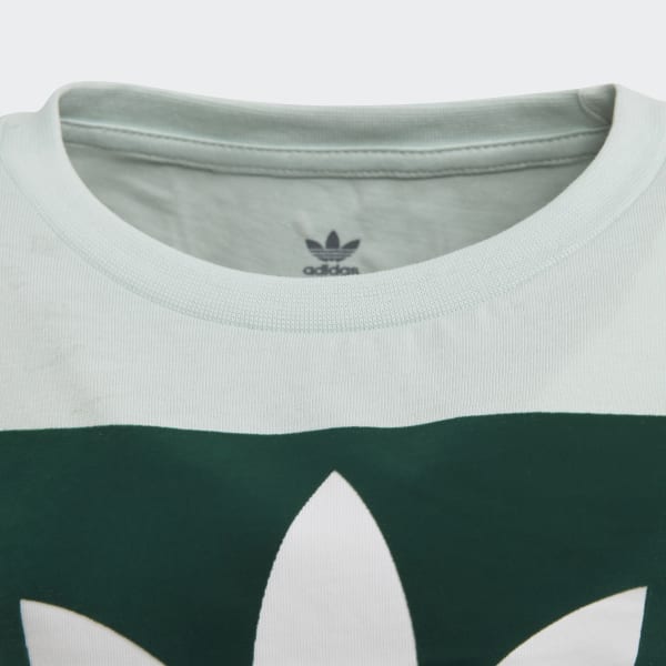 adidas trefoil tee green