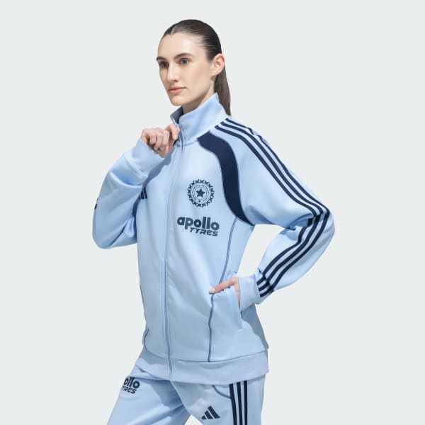 Blue INDIA CRICKET TRAVEL TRACK JACKET