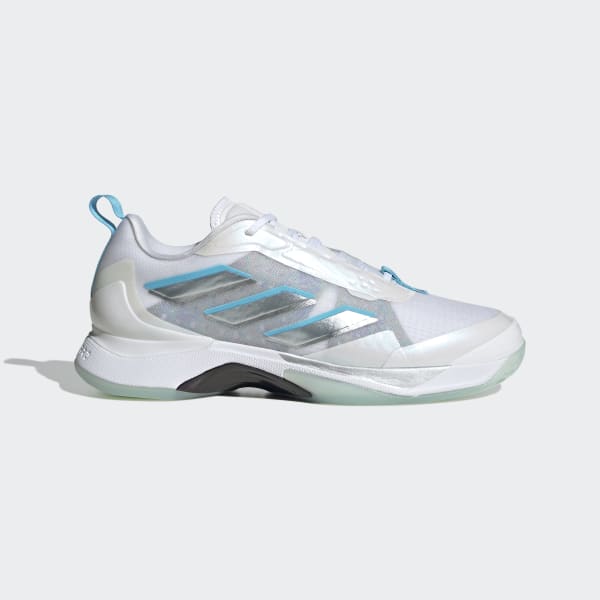 adidas Barricade Womens Tennis Shoe - White/Silver Metallic