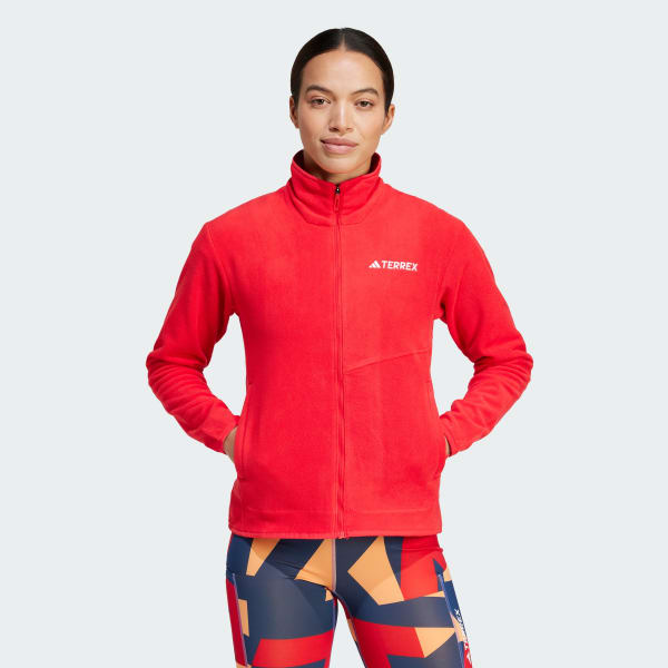 Red Terrex Multi Full-Zip Fleece Jacket