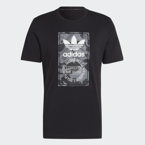 adidas Graphics Camo Tongue Label Tee Black adidas Vietnam