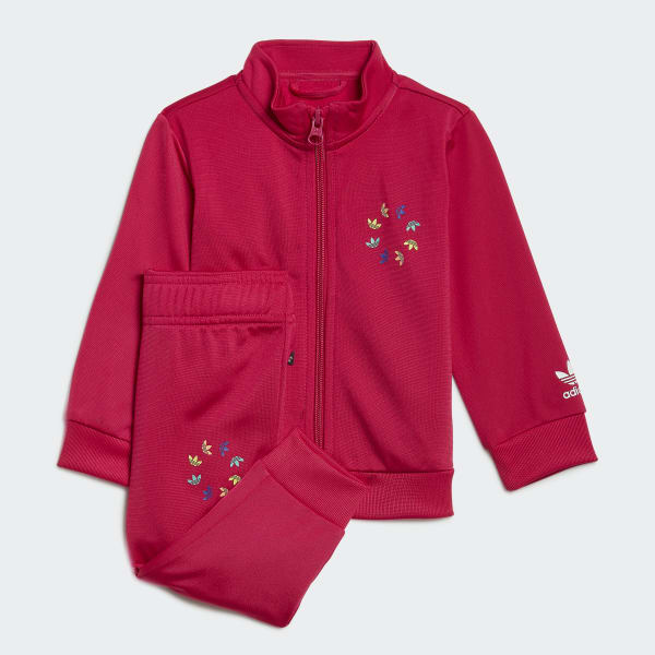 Rozowy Adicolor Track Suit