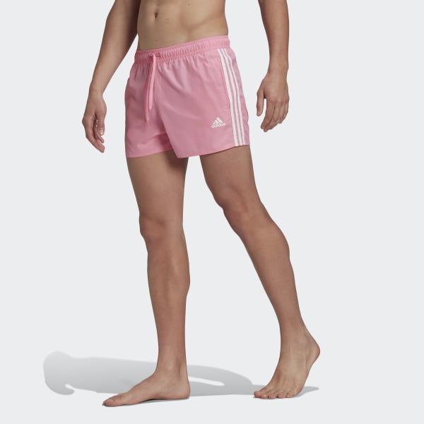 adidas Classic 3-Stripes Swim Shorts | adidas US | - Men\'s Swim Pink