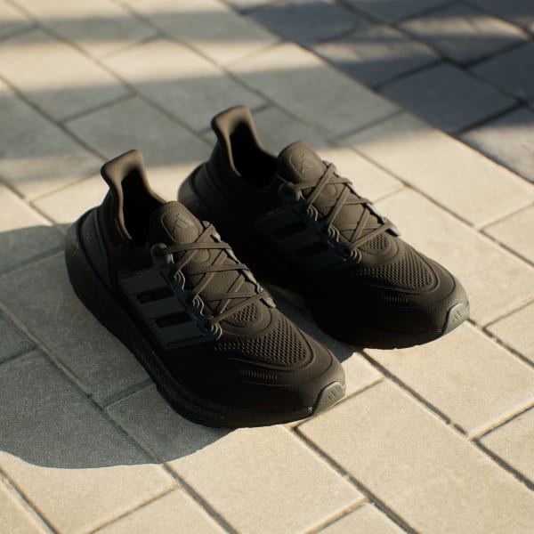  adidas Ultra Boost LTD Running Shoe, Black/Black/Silver, 4 M  US