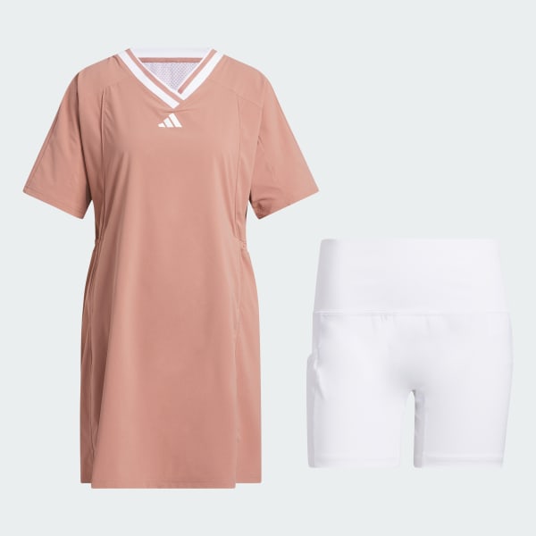 Pink Beyond V-neck Adjustable Dress