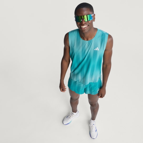 Turquoise 아디제로 BTN 러닝 싱글렛