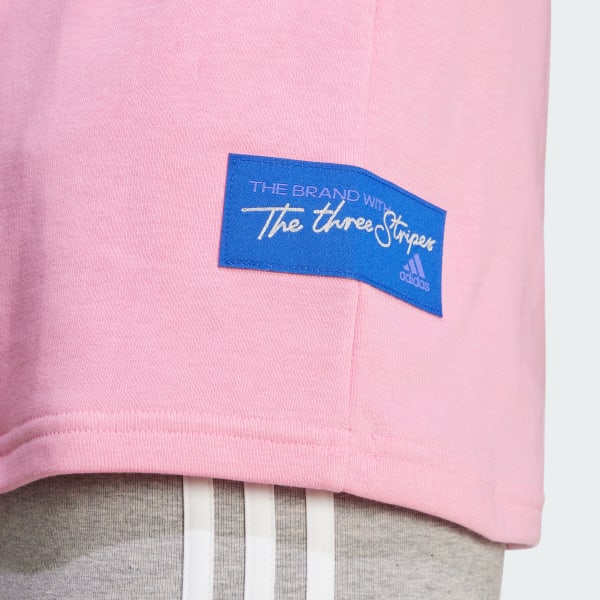 adidas Modern Classics Long Sleeve Graphic Tee - Pink | adidas India