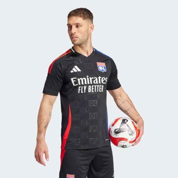 Sort Olympique Lyonnais 24/25 udebanetrøje