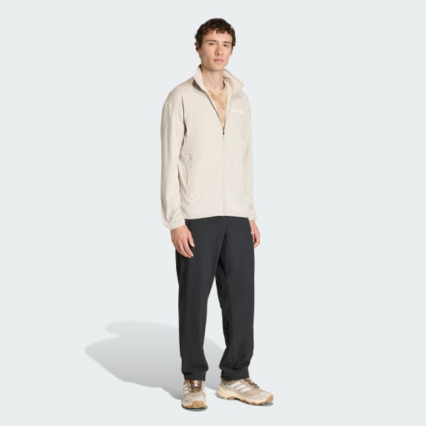 Beige Chaqueta técnica Terrex Multi CLIMAWARM de algodón perchado cierre frontal