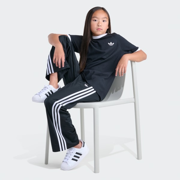 Black 3S RINGER TEE OG