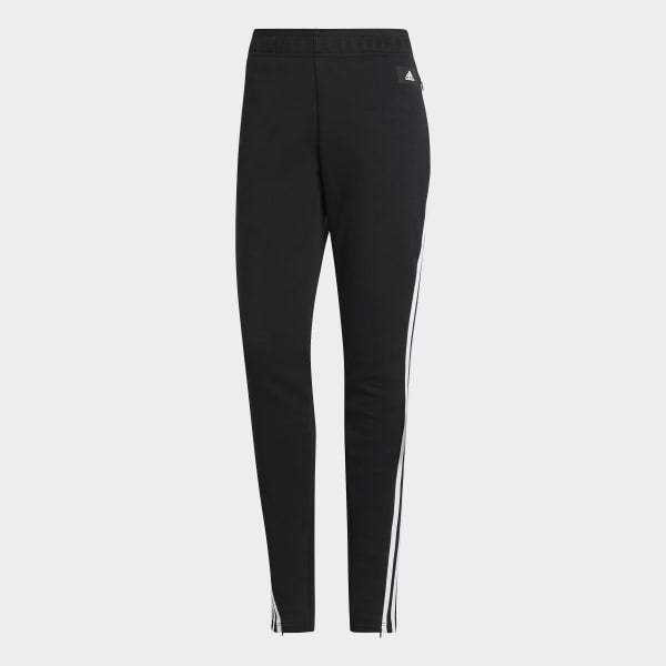 adidas 3-Stripes Loose Fit Windbreaker Pants - Black | adidas Philippines