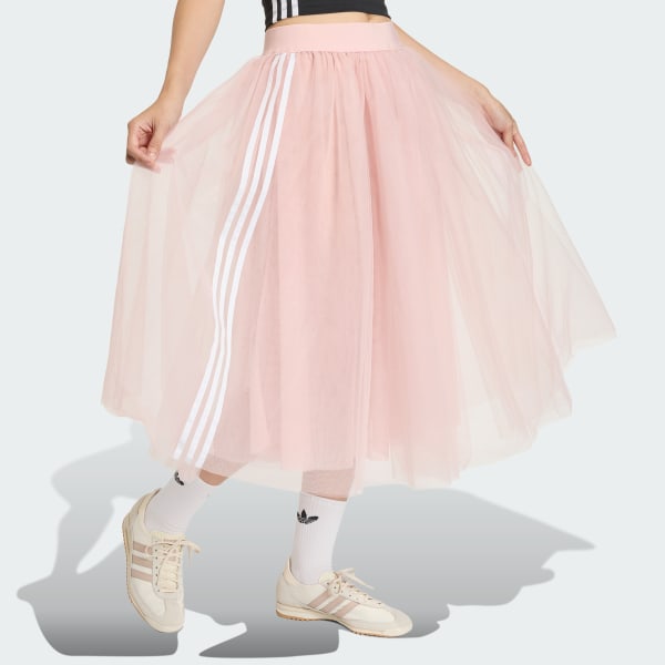 ブルレア　Tulle tiered skirt ADIDAS ORIGINALS TULLE SKIRT - Pink | Free Shipping with adiClub
