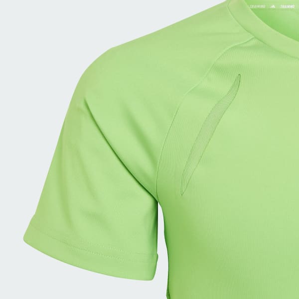 Verde Polo Corto HEAT.RDY para Niños