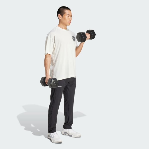 Blanco Remera Power estampada