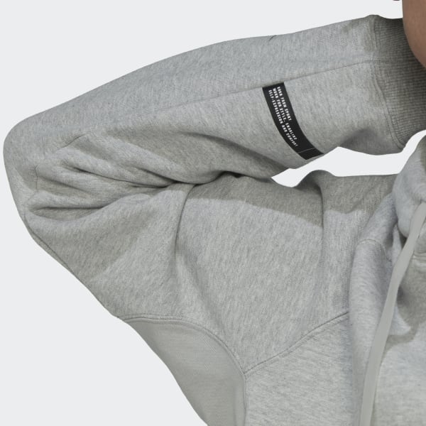 Siva Mikina s kapucňou Fleece