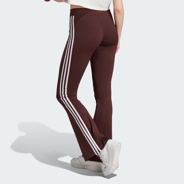 Marron Mallas Flared