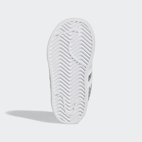Λευκό Jeremy Scott Money Print Superstar Shoes