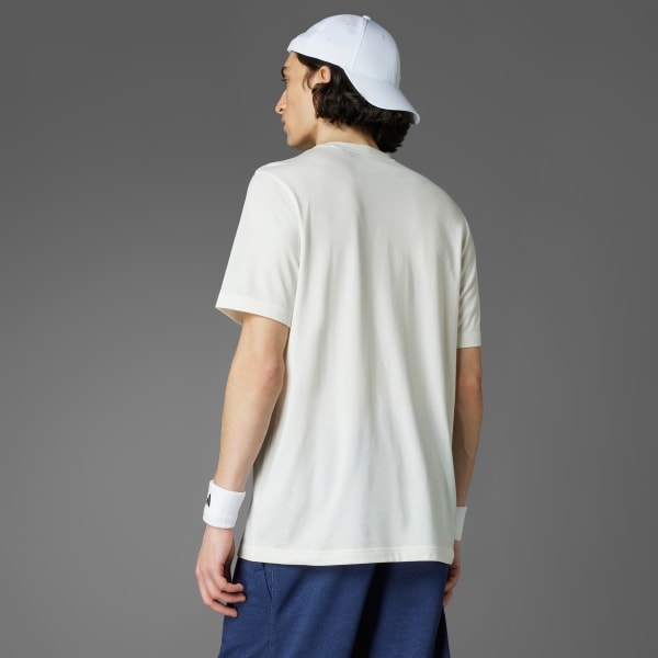 White adidas Heritage Graphic Tee