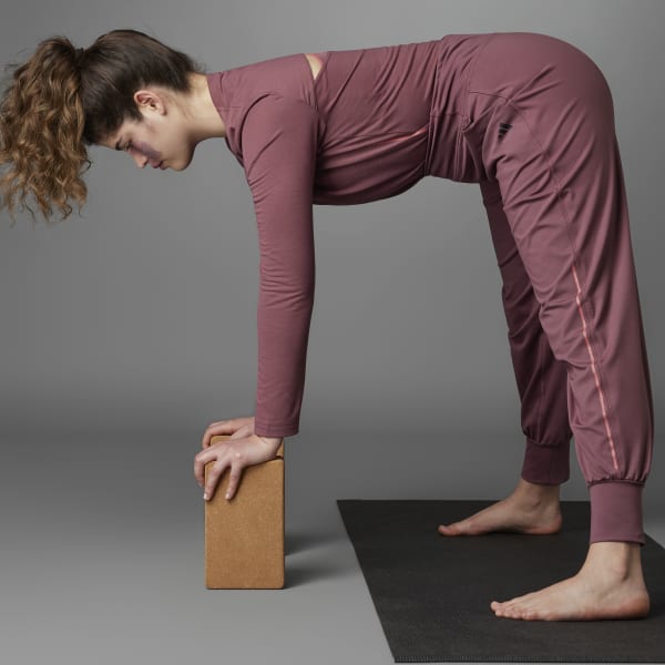 Burgundy Authentic Balance Yoga Pants DRN23