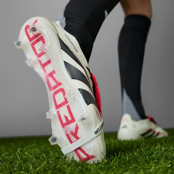 adidas Predator Elite Fold-Over Tongue Firm Ground Boots White