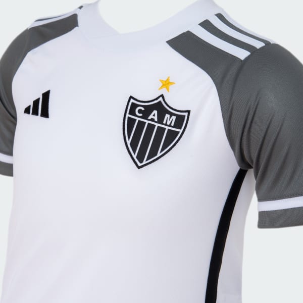 Branco Camisa 2 Atlético Mineiro 23/24 Infantil