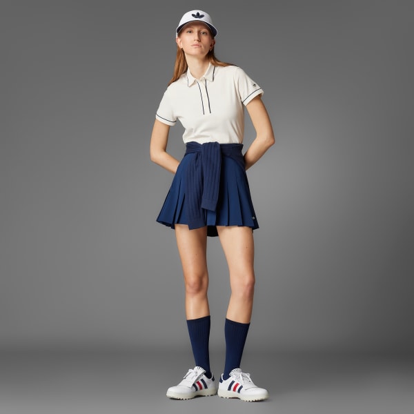 สีขาว รองเท้ากอล์ฟแบบไร้ปุ่ม Coursecup