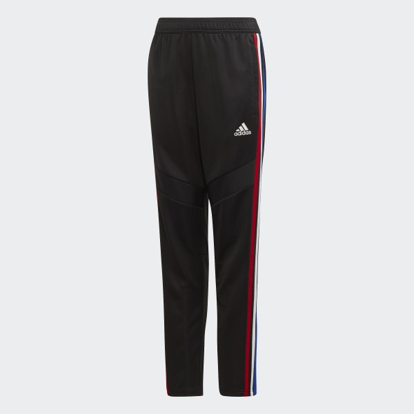 red white and blue adidas joggers