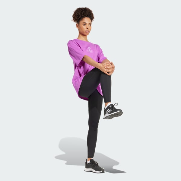 Purple Yoga Stay Balanced Graphic Tee