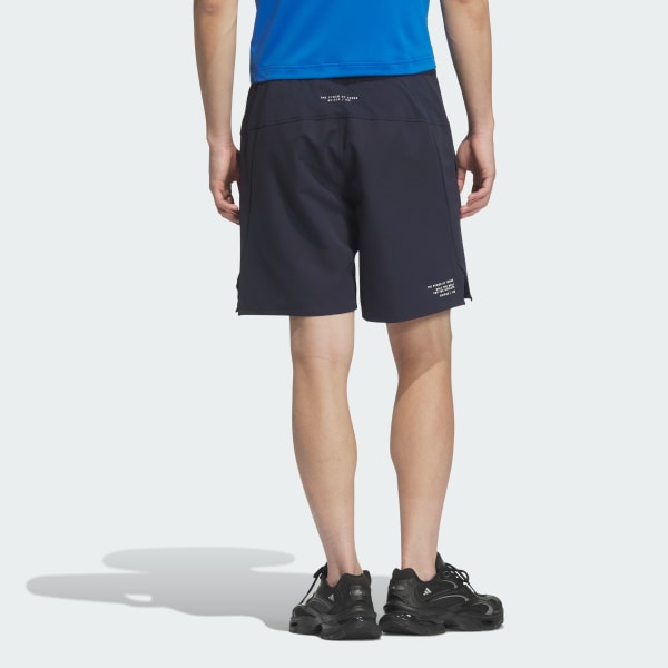 ブルー アディダスアダプテーション レギュラーフィット ウーブンショーツ