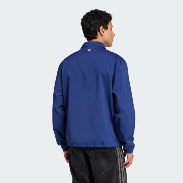 Niebieski France Rugby Heritage Jacket
