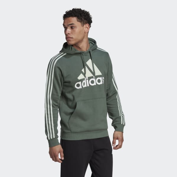 zelená Mikina Essentials Fleece 3-Stripes Logo IYQ53