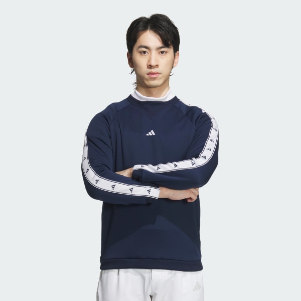 GFORE レディース ゴルフ クルーネック 長袖 ジャケット - ダークブルー ジーフォア（G FORE）（レディース）ゴルフウェア 接触冷感 半袖