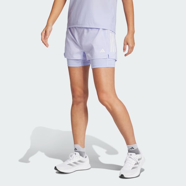 adidas Shorts Own the Run Climacool en Violeta adidas