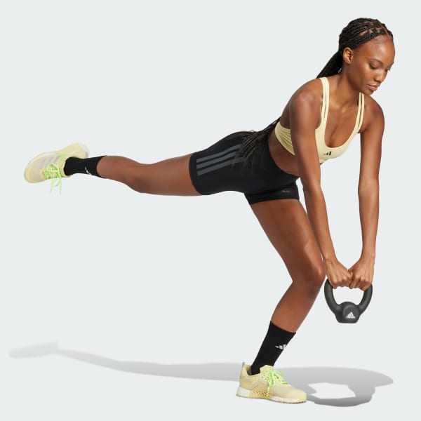 Kuning Bra Dukungan Ringan Aeroimpact Luxe Training